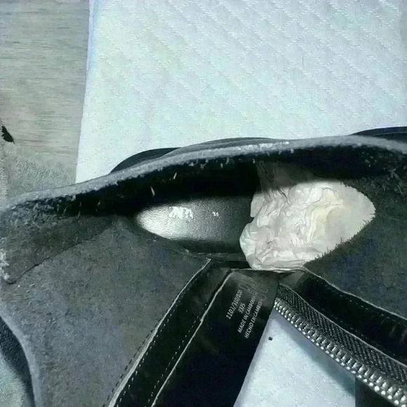 Zara  LOW HEELED LEATHER ANKLE BOOTS WITH ZIPPER NWOT - Picture 10 of 11